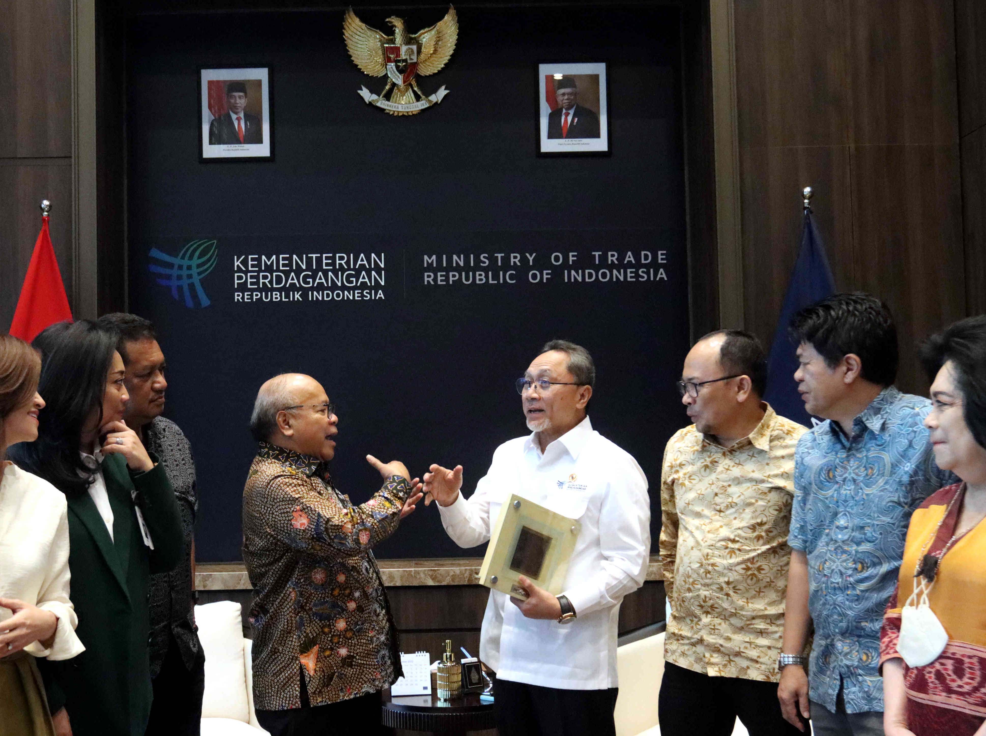 Audiensi Media Group dan Menteri Perdagangan