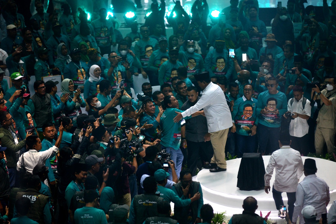  Prabowo di Acara PKB Road To Election 2024