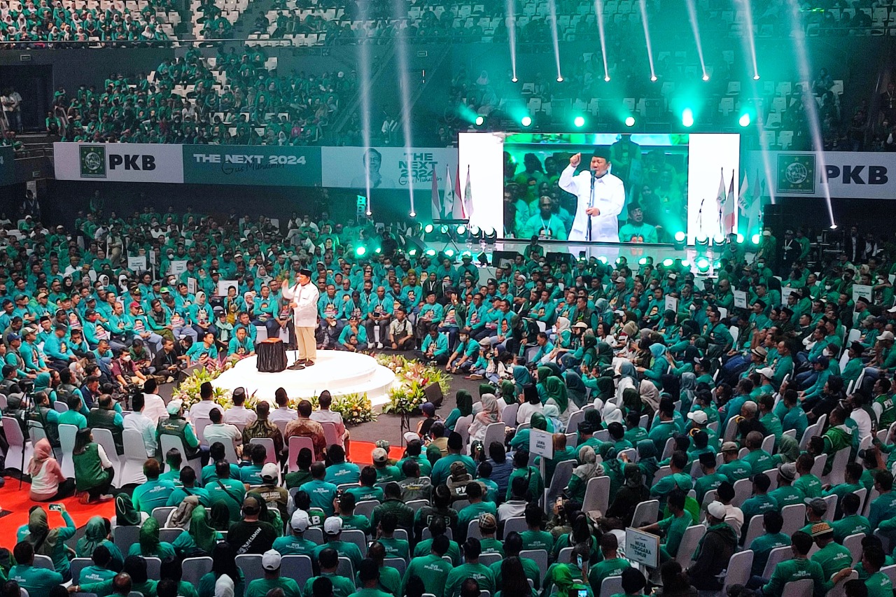  Prabowo di Acara PKB Road To Election 2024