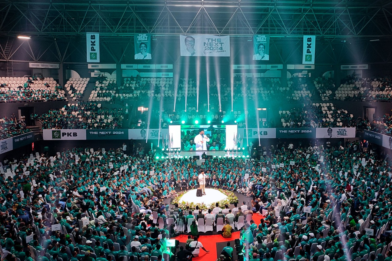  Prabowo di Acara PKB Road To Election 2024