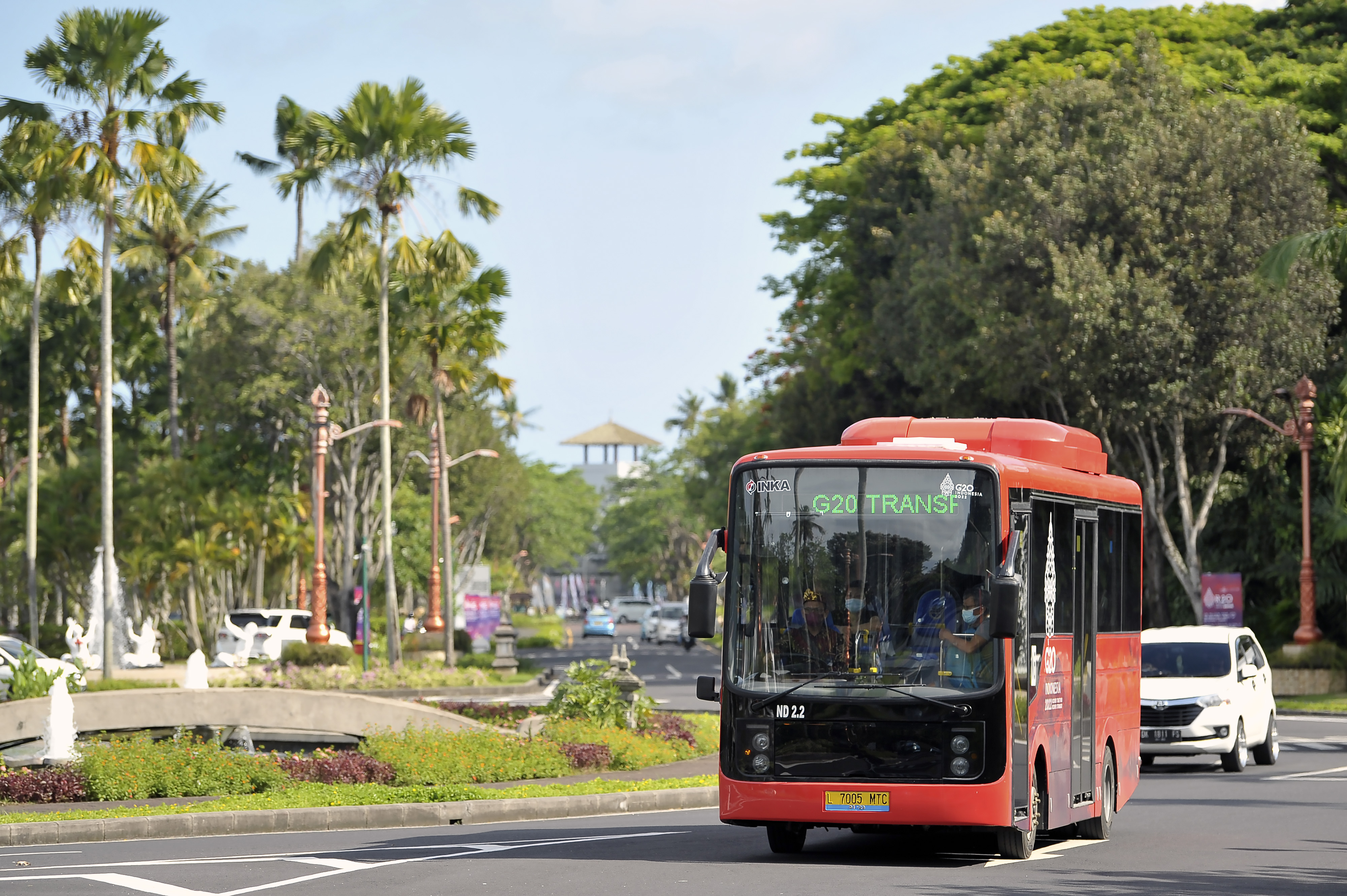 Uji Coba Bus Listrik Sebagai Transportasi G20 di Bali