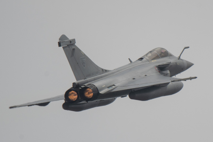 Flypass Pesawat Tempur Rafale