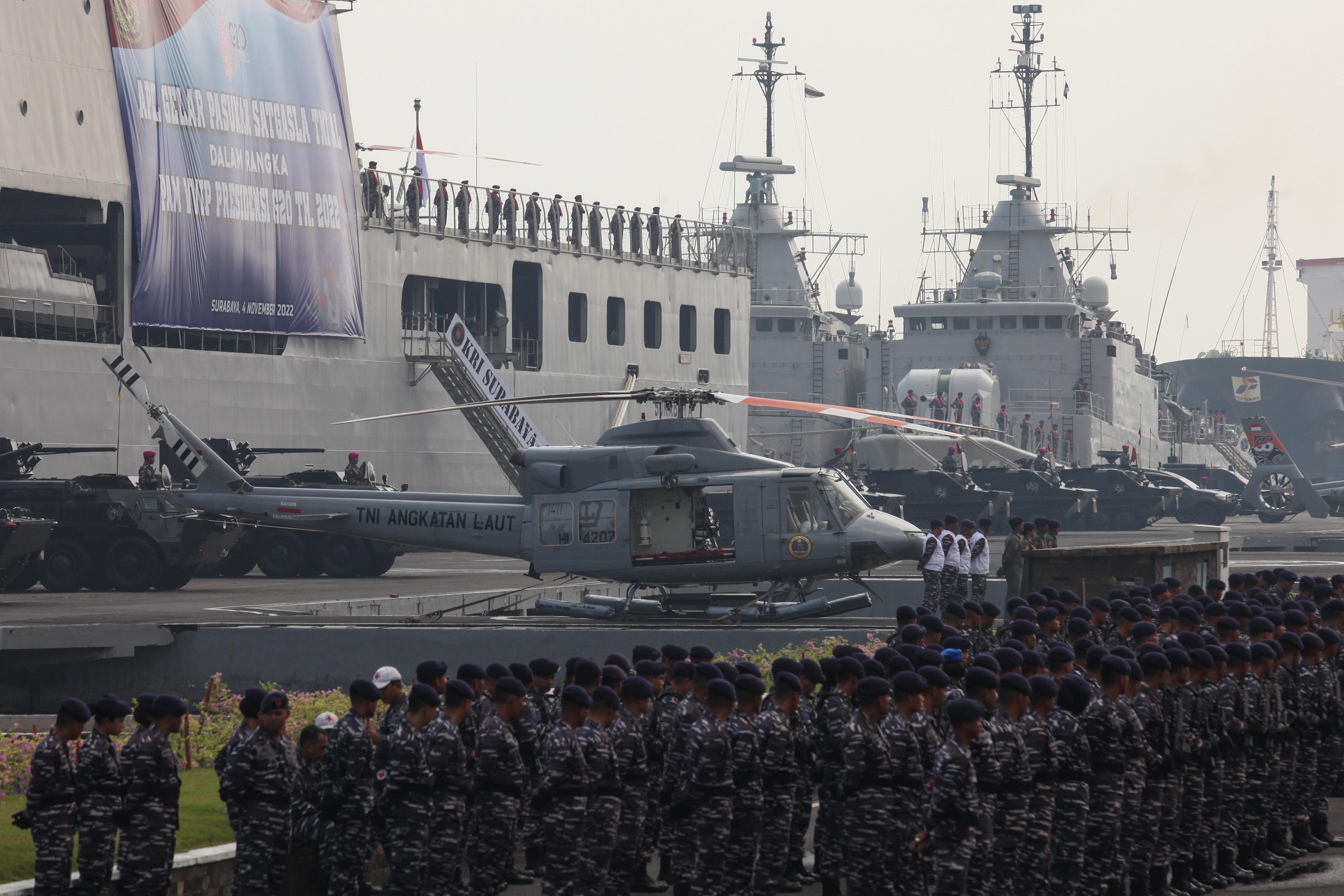 Apel Pasukan dan Alutsista Pengamanan KTT G20