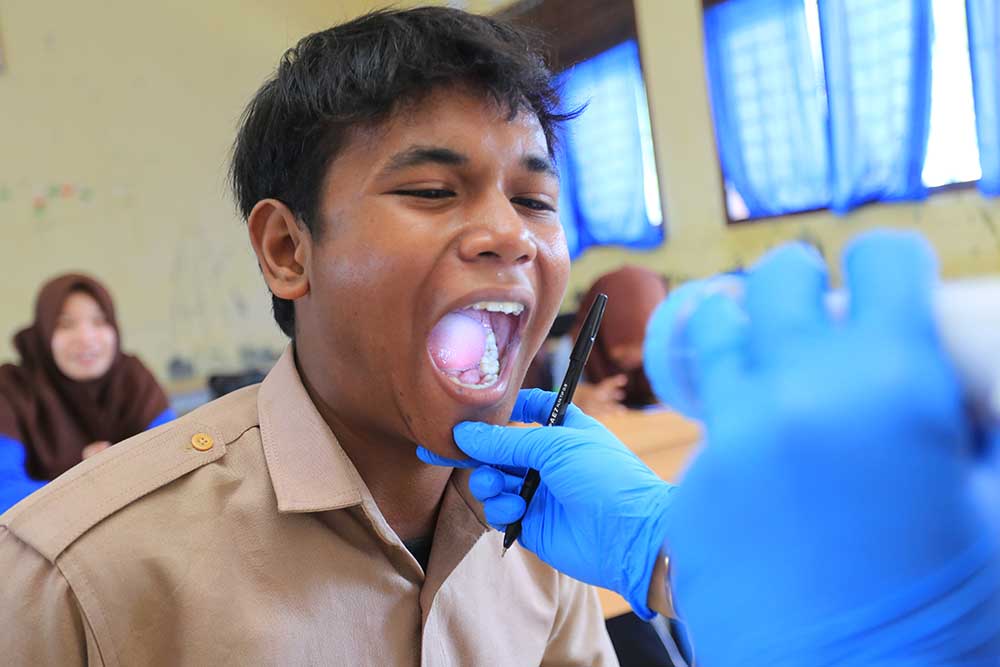 Gerakan Hari Kesehatan Sekolah di Aceh Barat