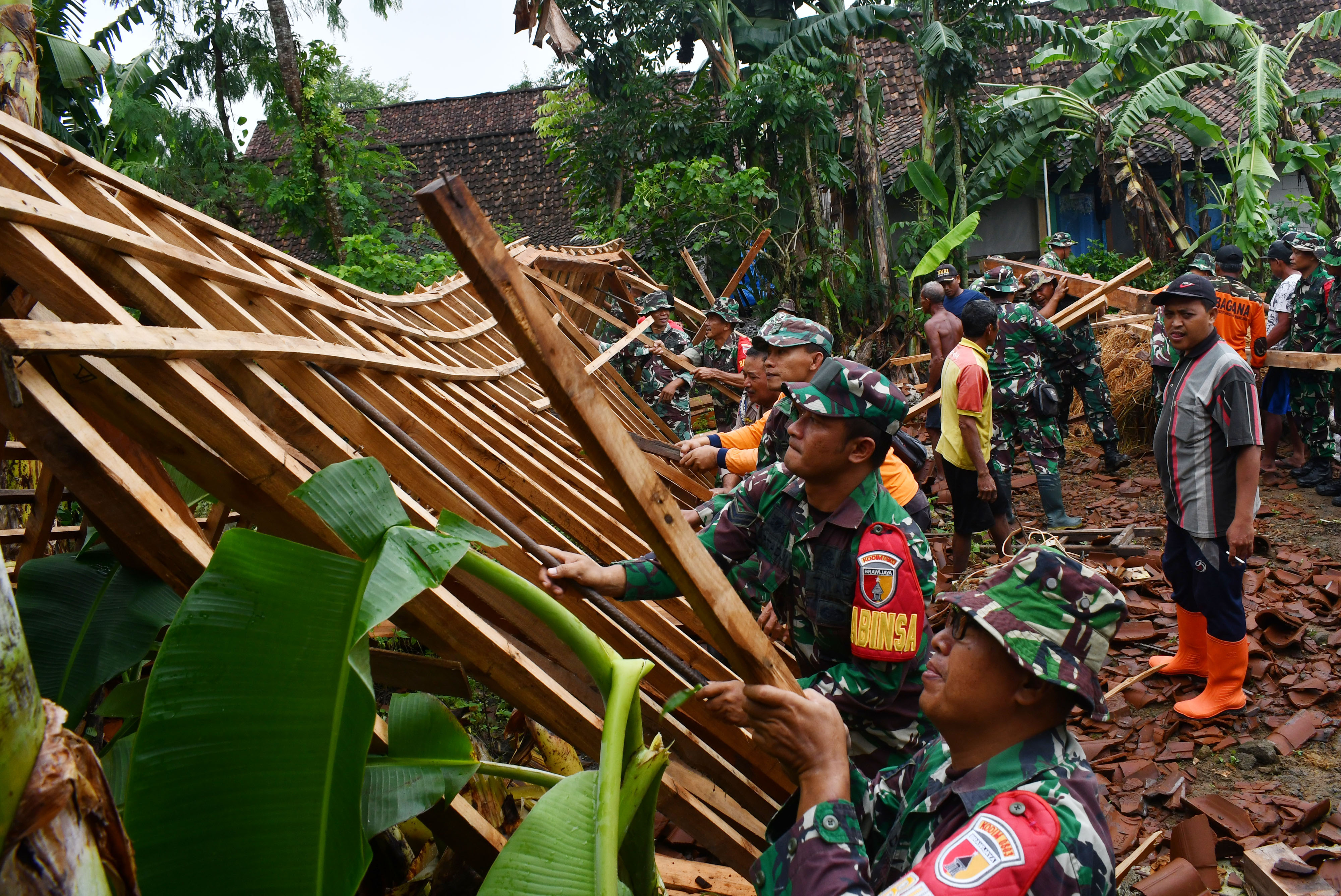 Bencana Angin Kencang di Madiun