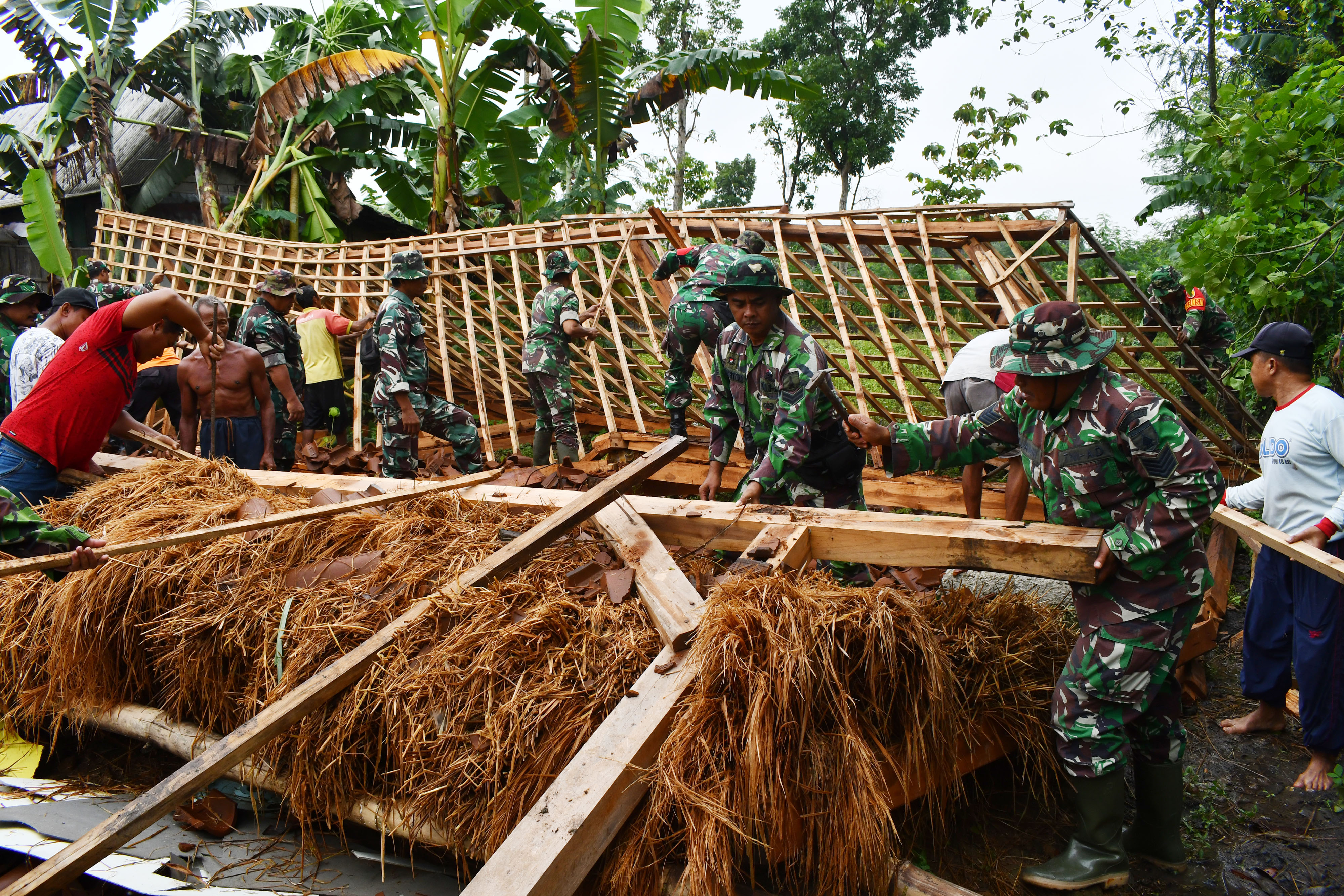 Bencana Angin Kencang di Madiun