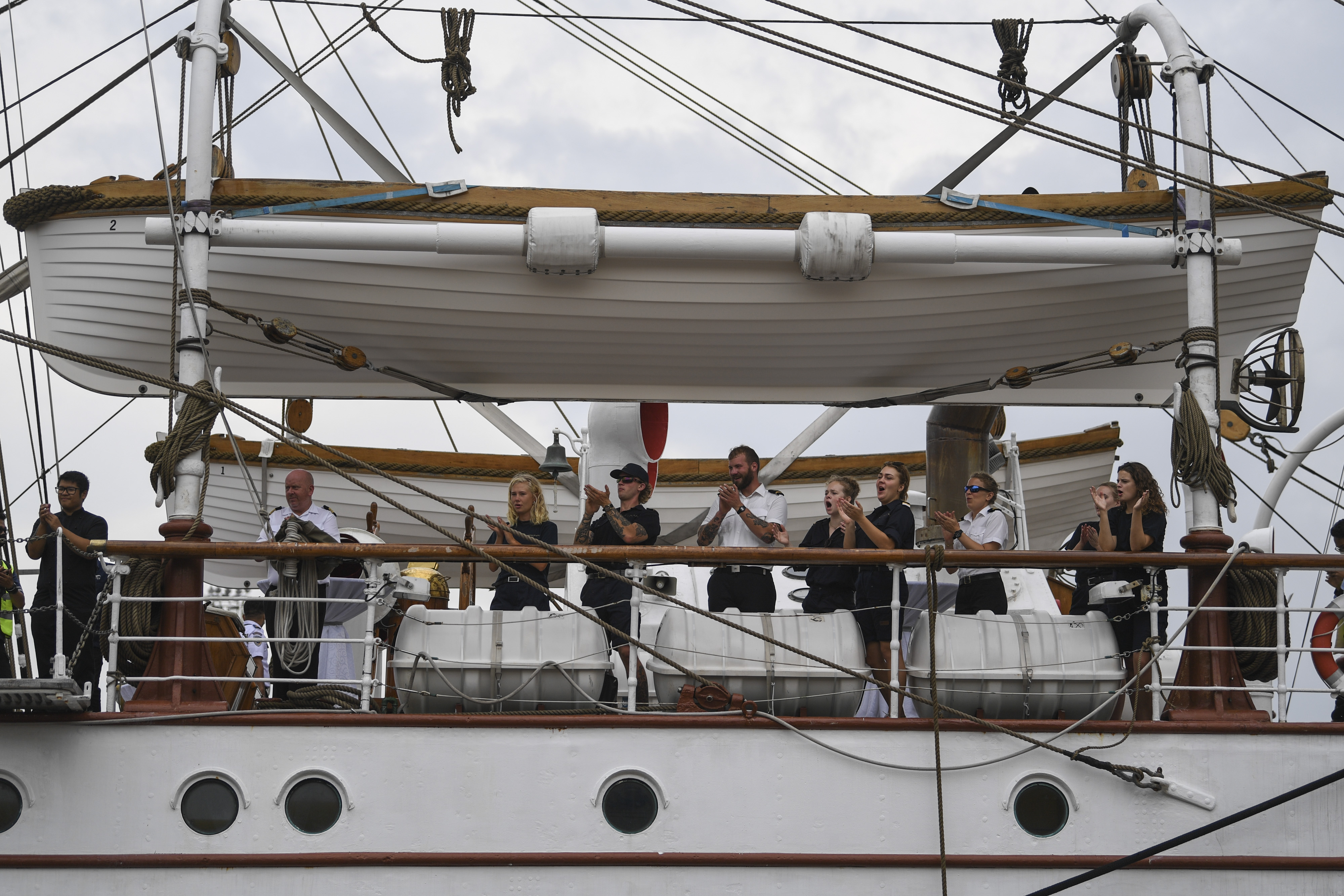 Kapal Latih Statsraad Lehmkuhl Kunjungi Jakarta