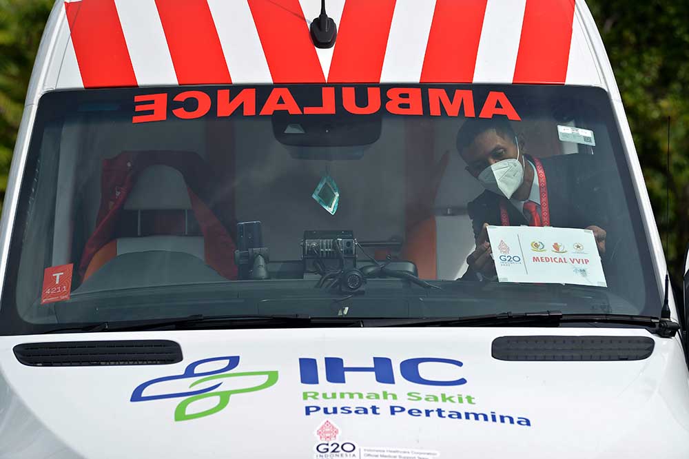 Kesiapan Ambulans VVIP KTT G20