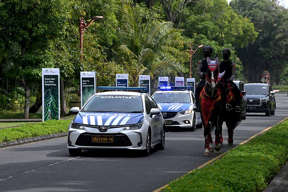 Patroli Berkuda Amankan Area Penyelenggaraan Area KTT G20