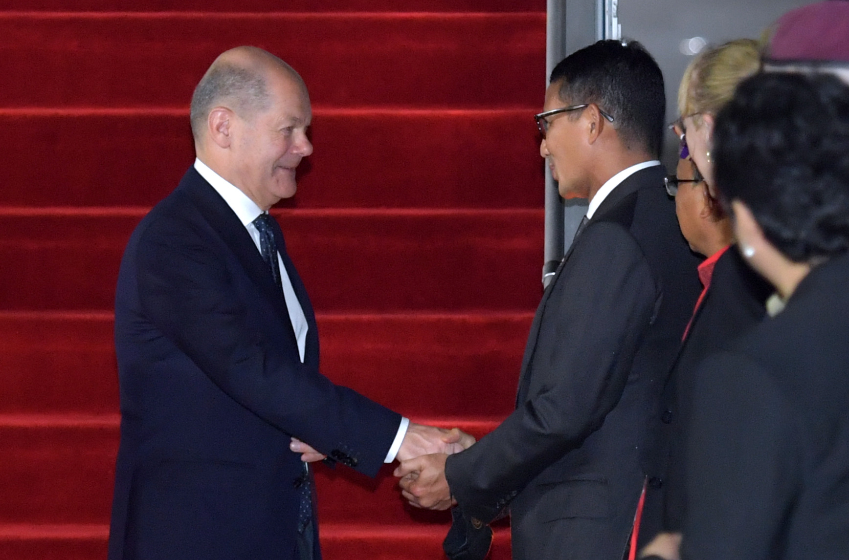 Kanselir Jerman Tiba di Bali