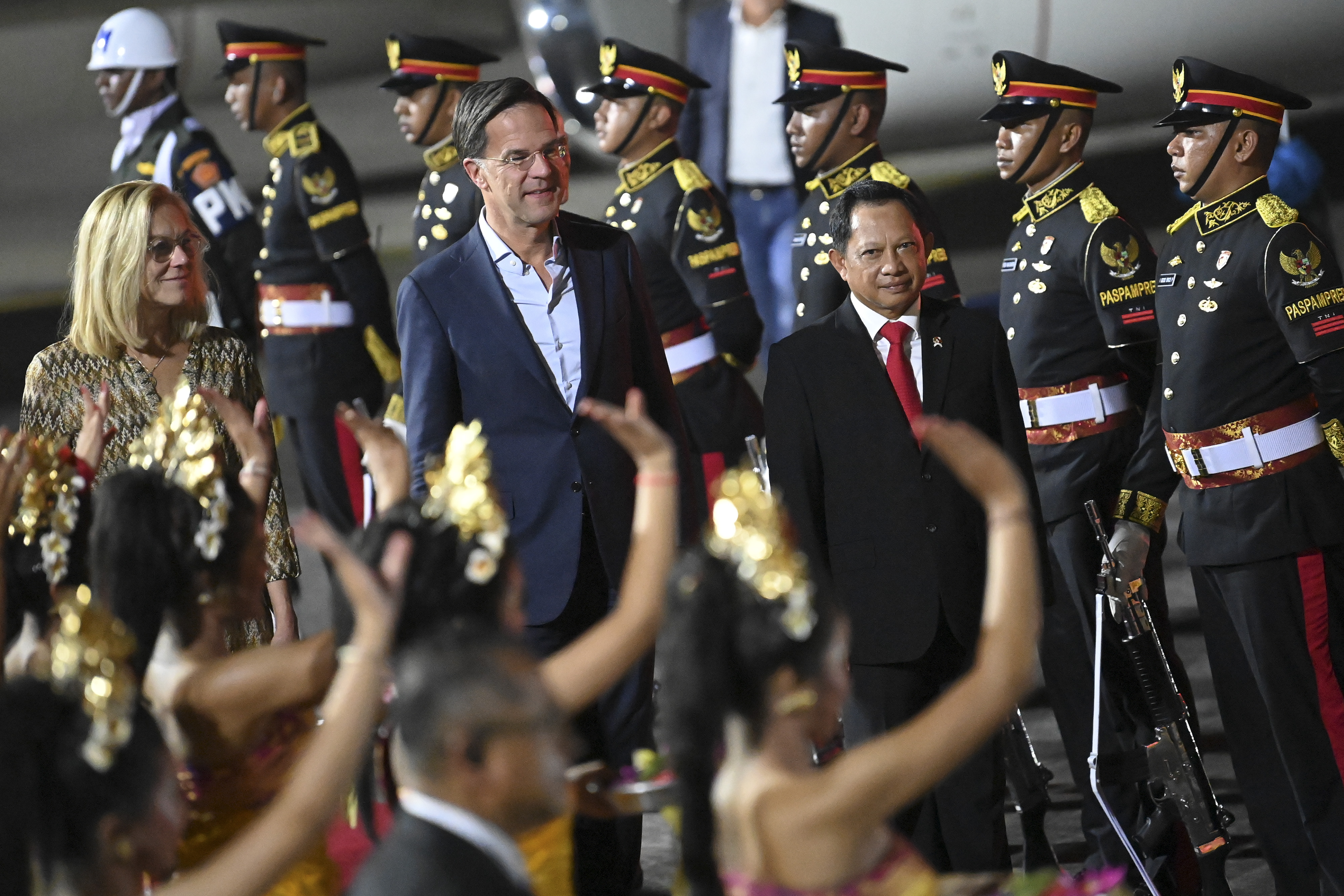 Perdana Menteri Belanda Tiba di Bali