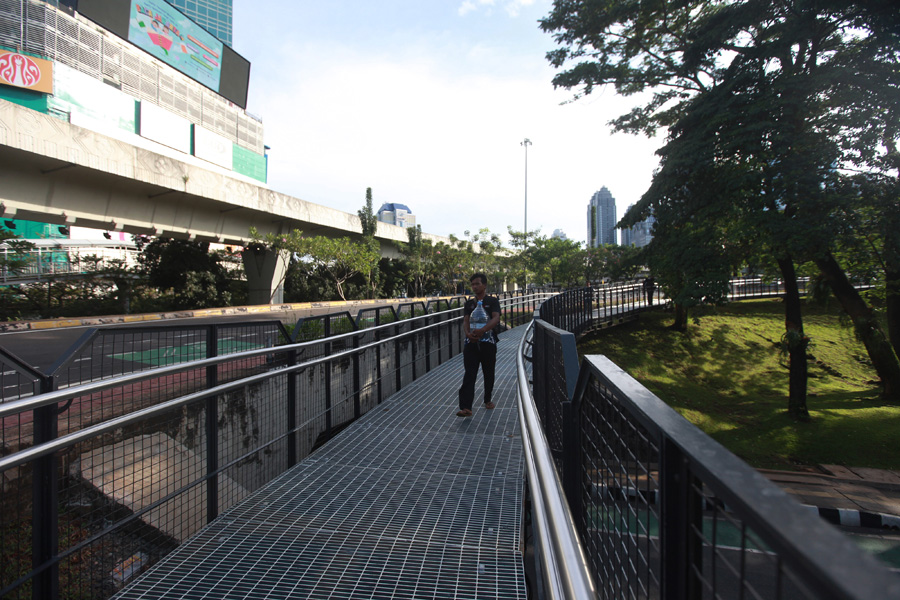 Pembangunan Jalur Pendestrian Taman Semanggi