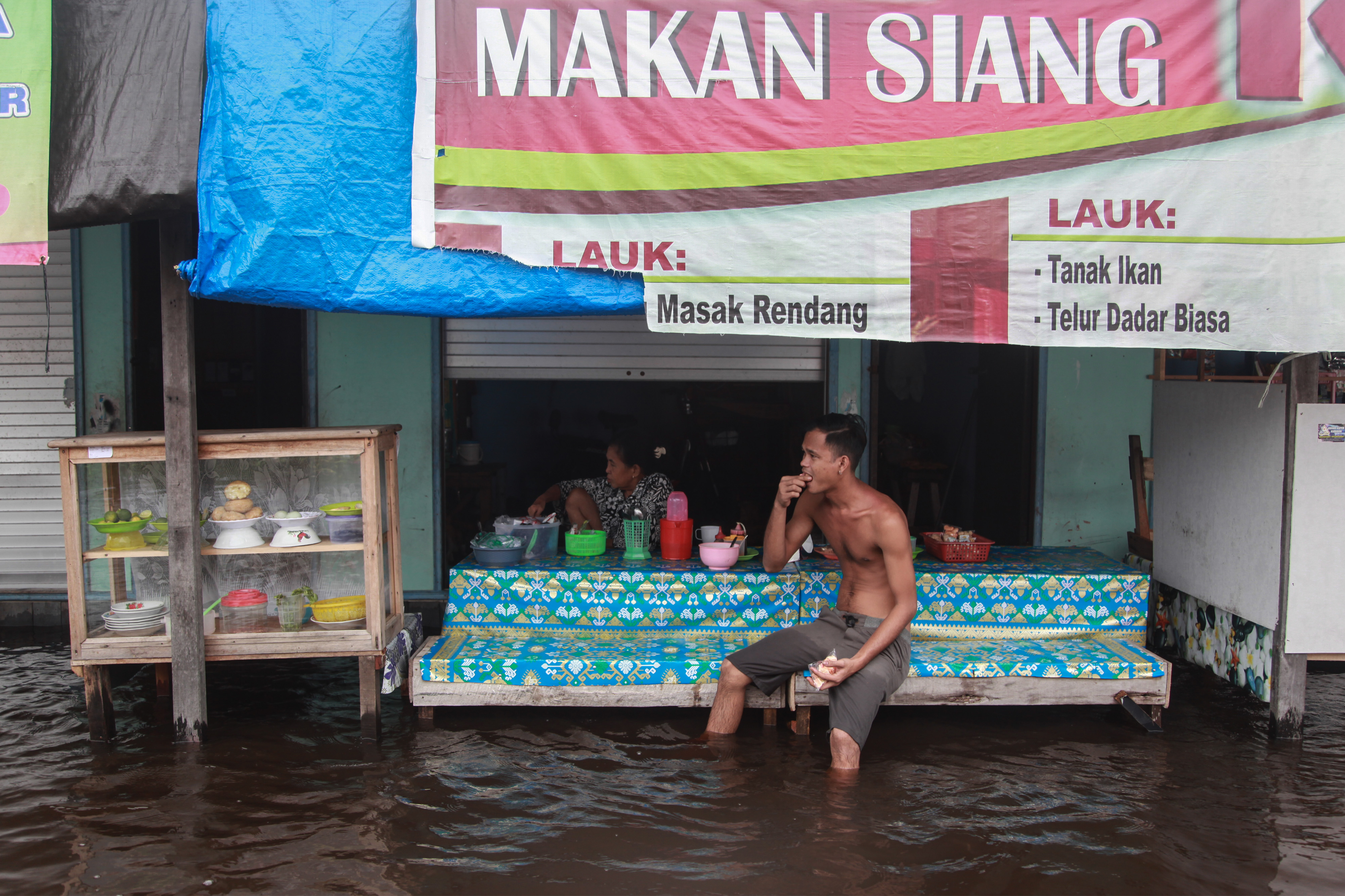 Banjir Luapan Sungai di Palangka Raya