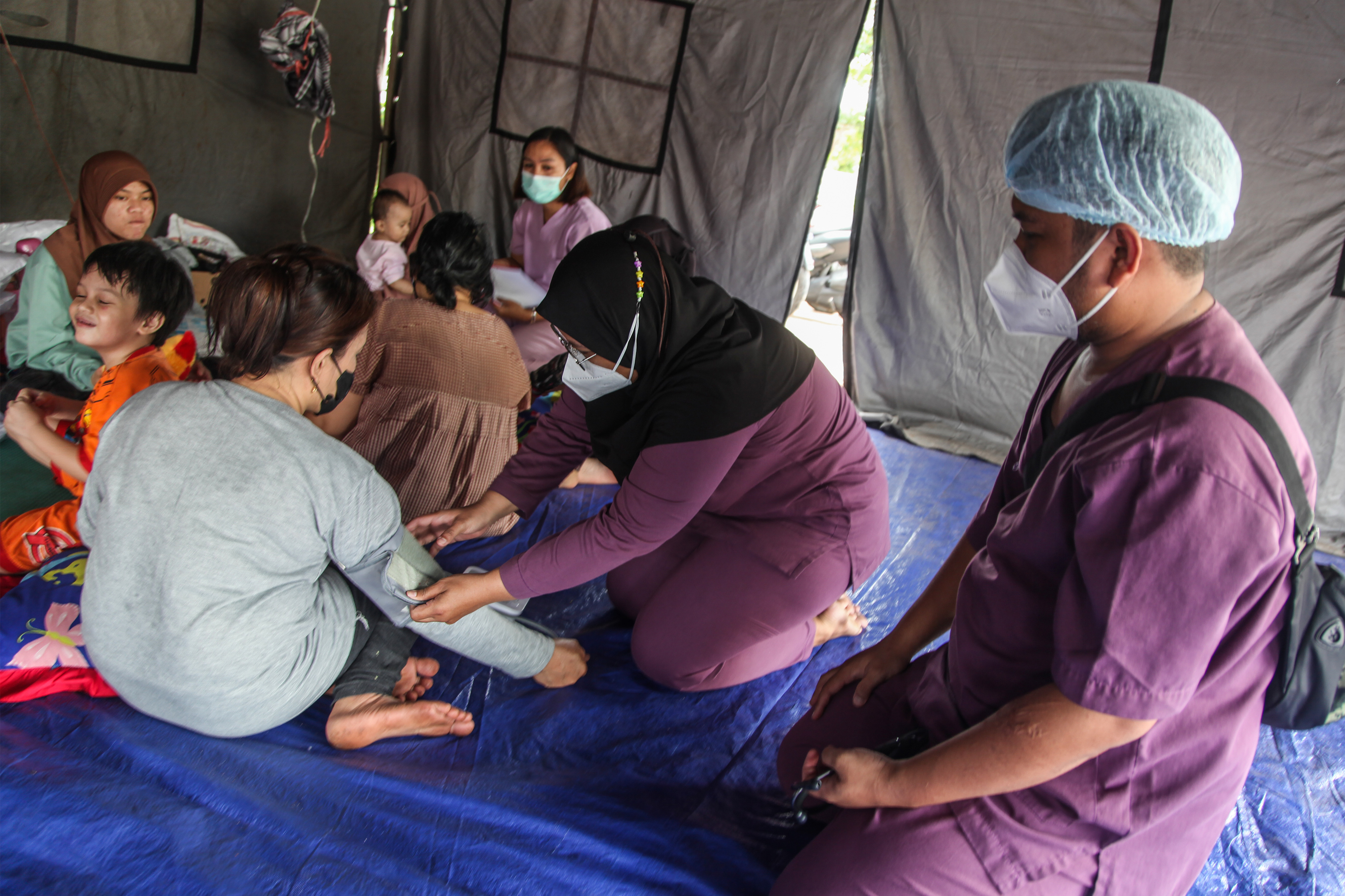 Layanan kesehatan untuk Korban Banjir di Palangka Raya