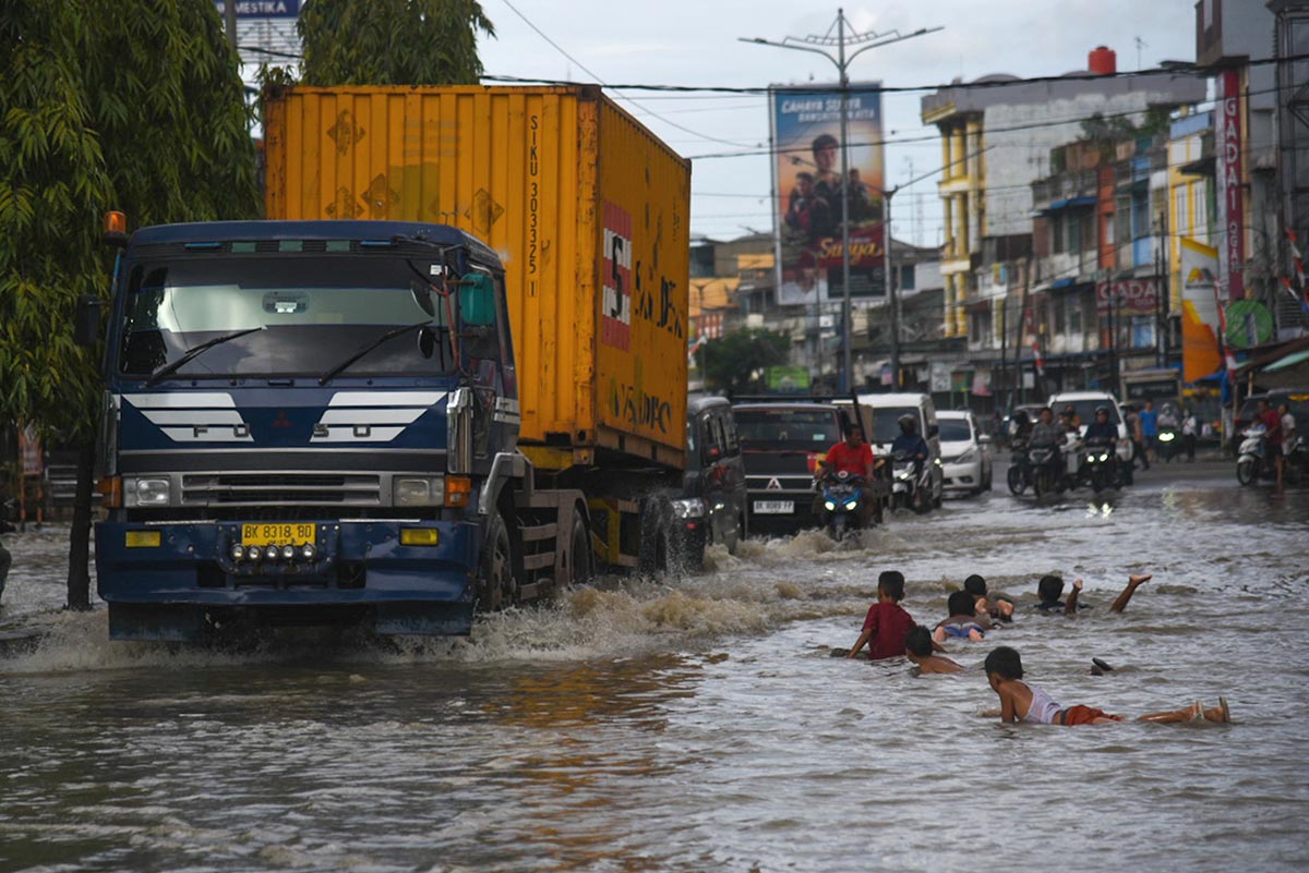 Banjir di Kota Medan