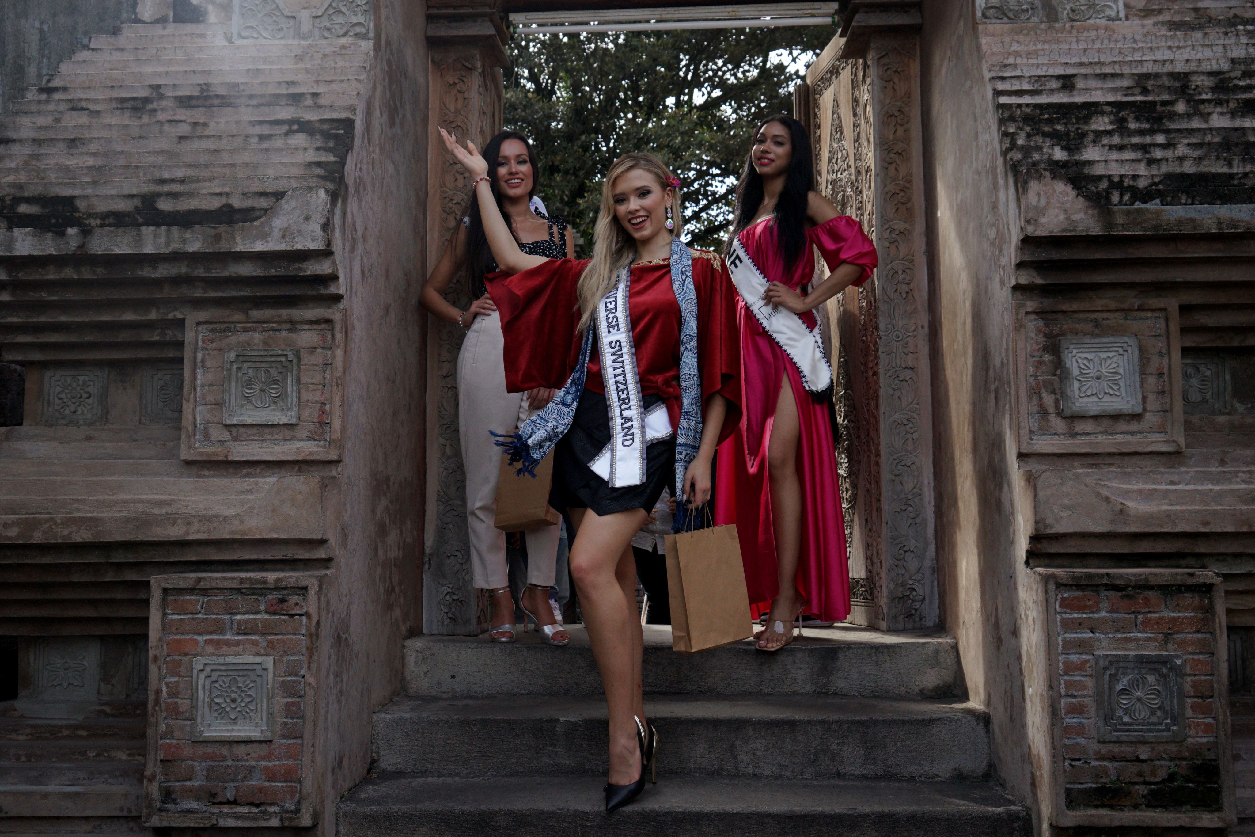 Miss Universe Switzerland Kunjungi Yogyakarta