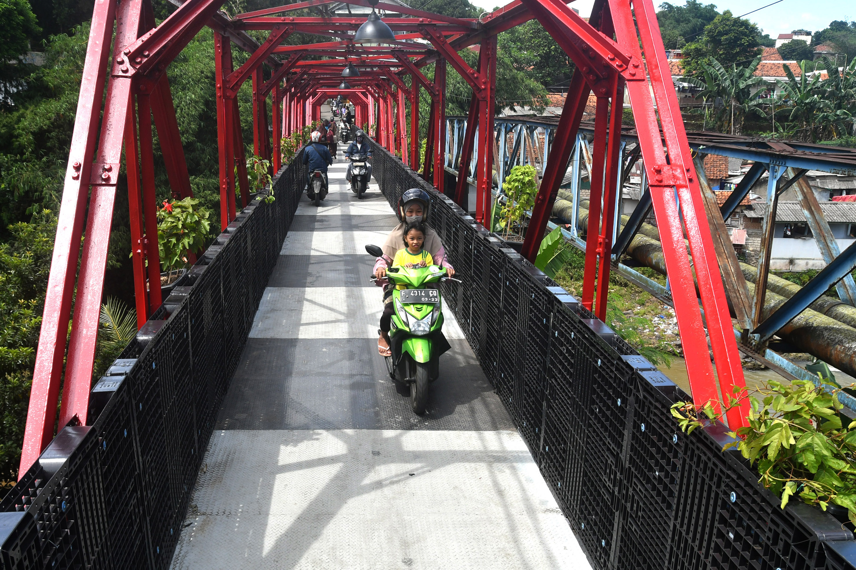 Jembatan Peninggalan Belanda Kembali Dapat Digunakan