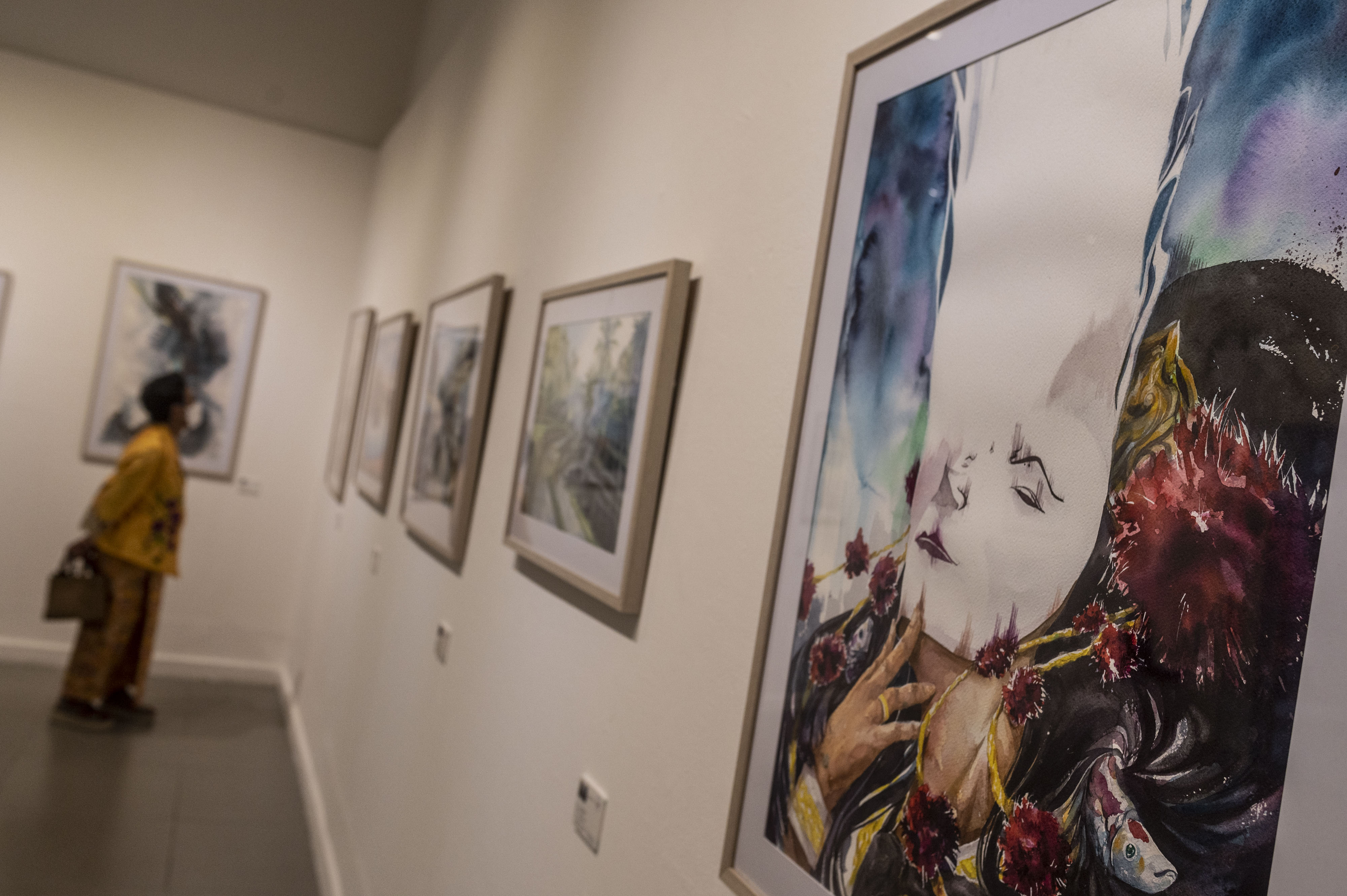 Pameran Seni Lukis Cat Air Wonderful Indonesia