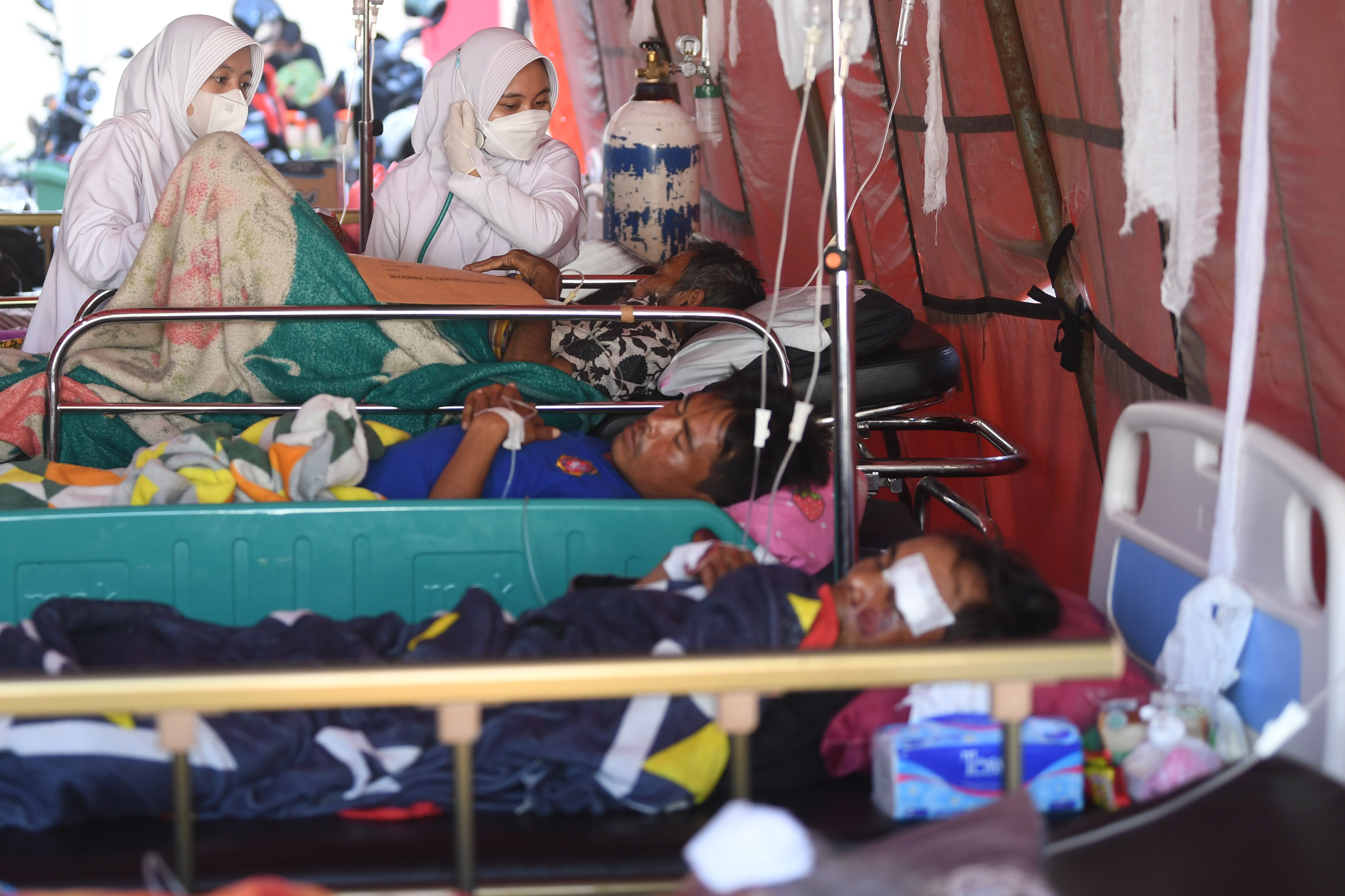 Jumlah Pasien Korban Gempa di Cianjur