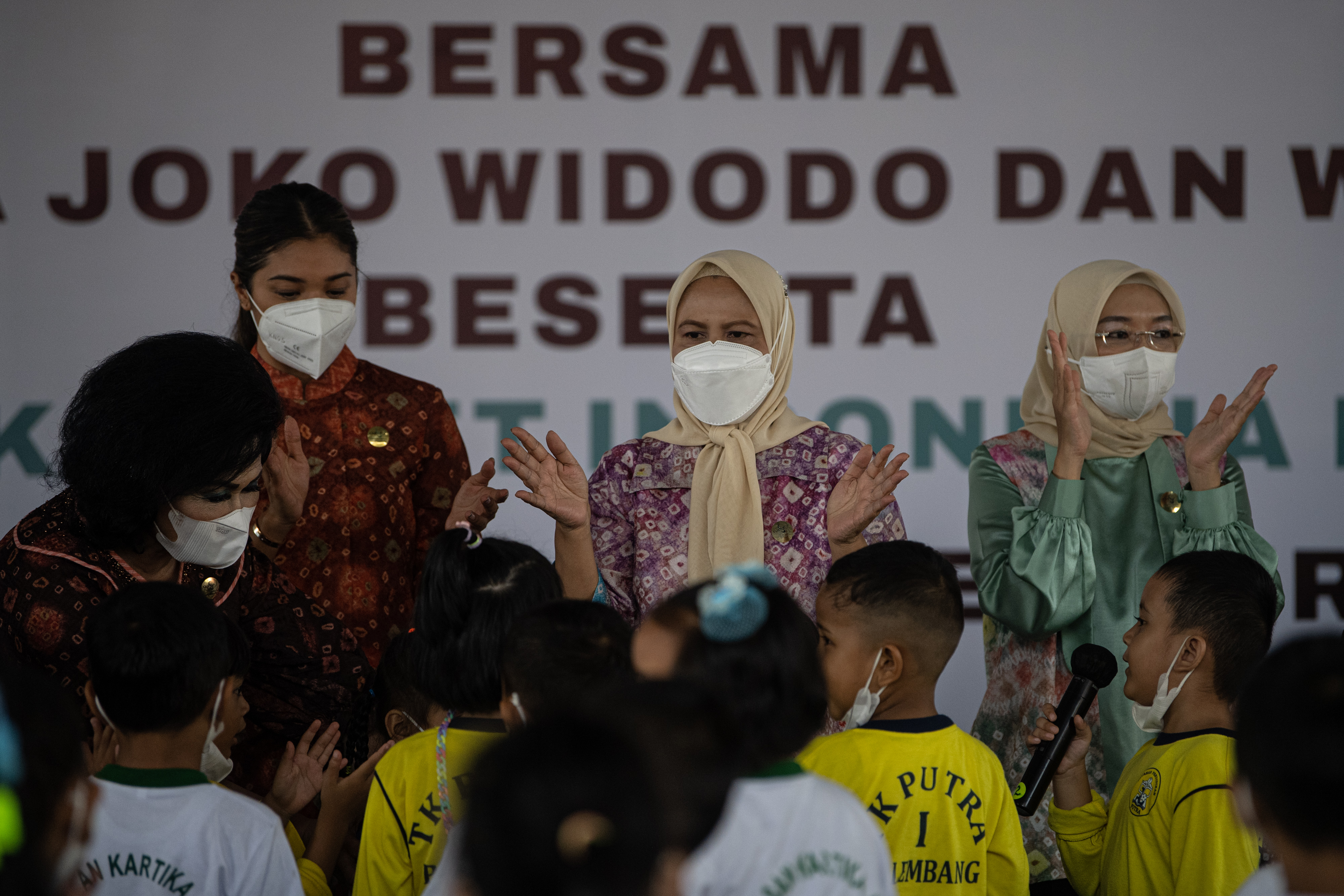 Kunjungan Kerja Ibu Negara Iriana Joko Widodo di Palembang