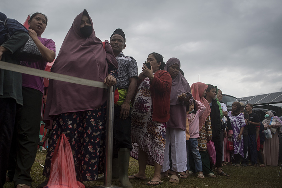 Pengungsi Gempa Cianjur Terus Bertambah