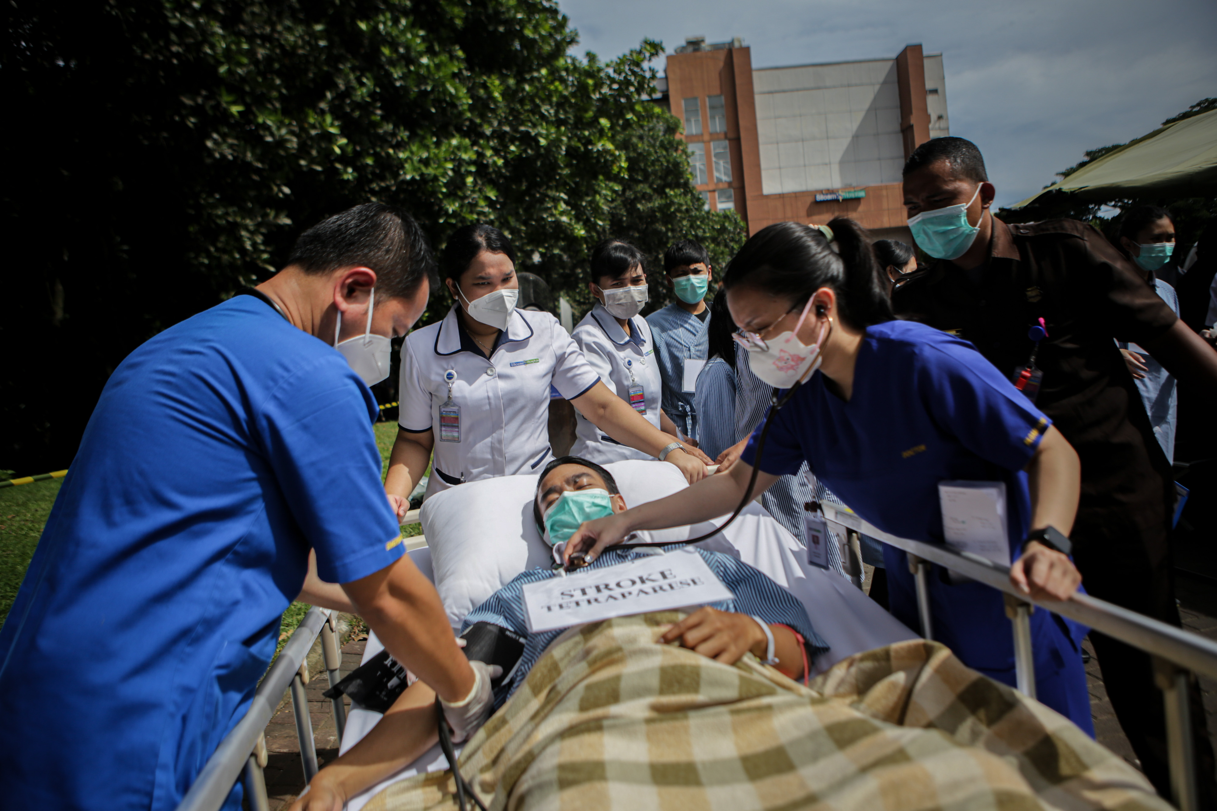 Simulasi Keadaan Darurat di Rumah Sakit Banten