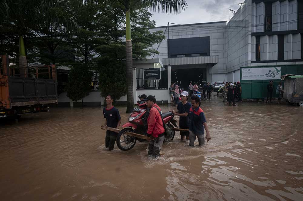 Banjir di Kawasan Modern Cikande
