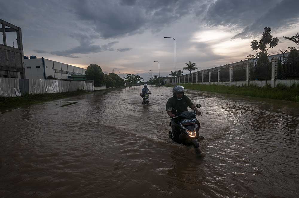 Banjir di Kawasan Modern Cikande