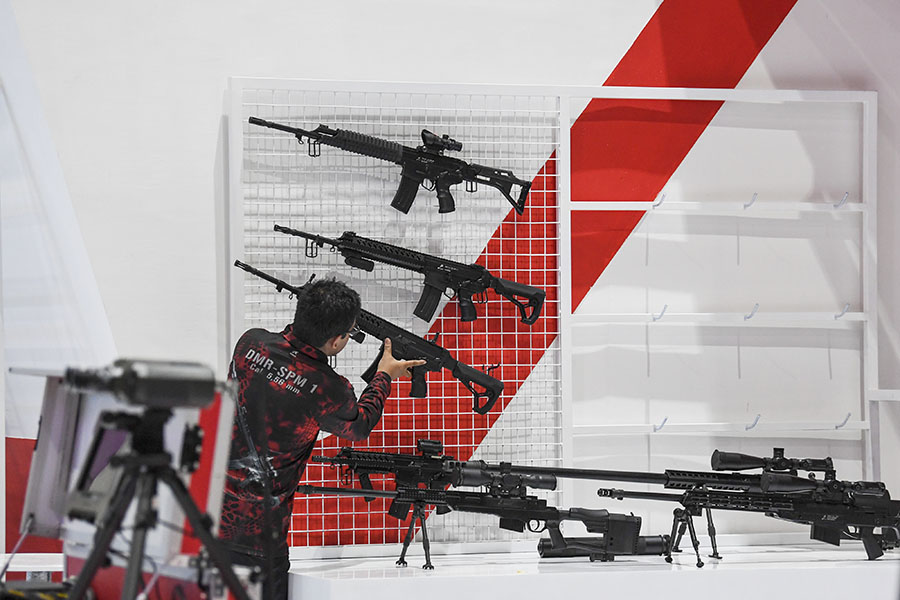 Pameran Indo Defence Expo and Forum 2022 di JiExpo Kemayoran