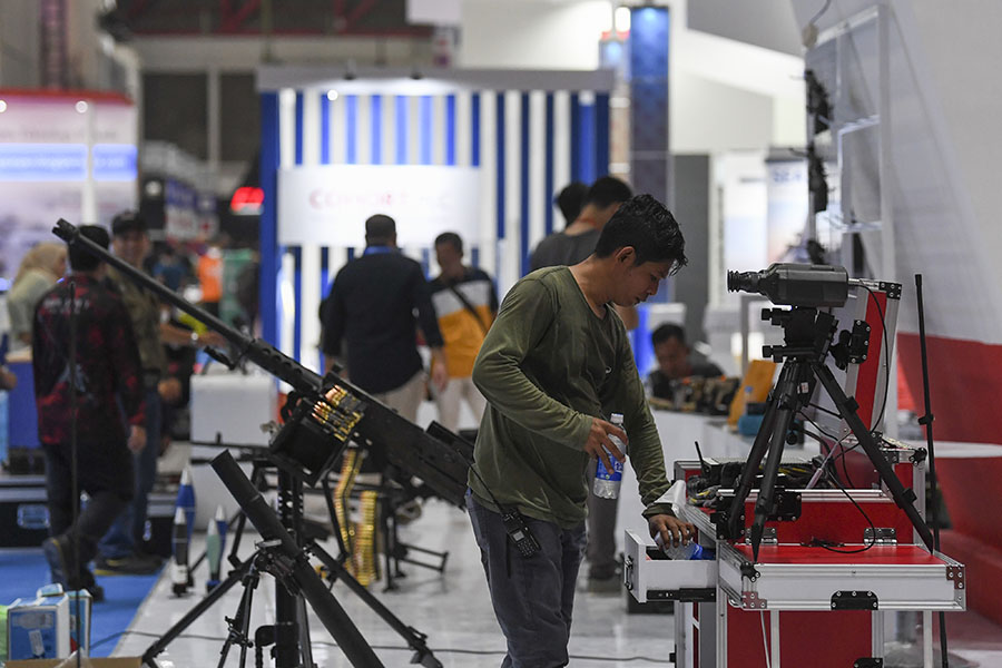Pameran Indo Defence Expo and Forum 2022 di JiExpo Kemayoran