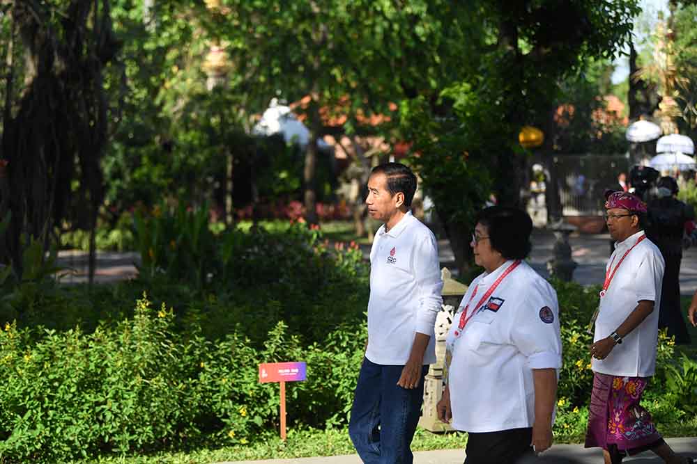 Kunjungi Pembibitan Mangrove di KTT G20
