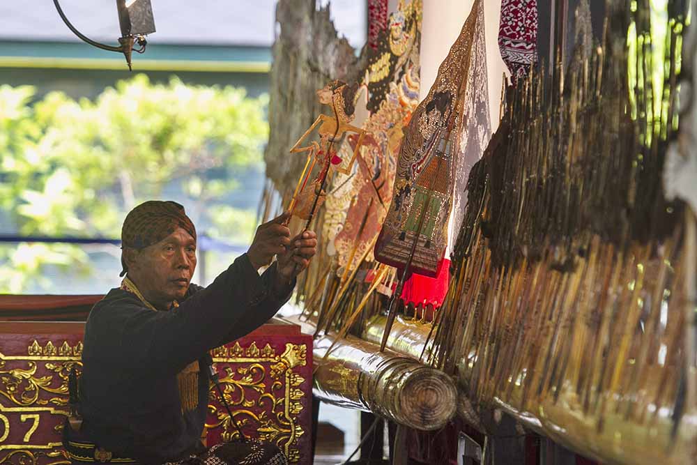 Pementasan Wayang Kulit di Keraton Yogyakarta