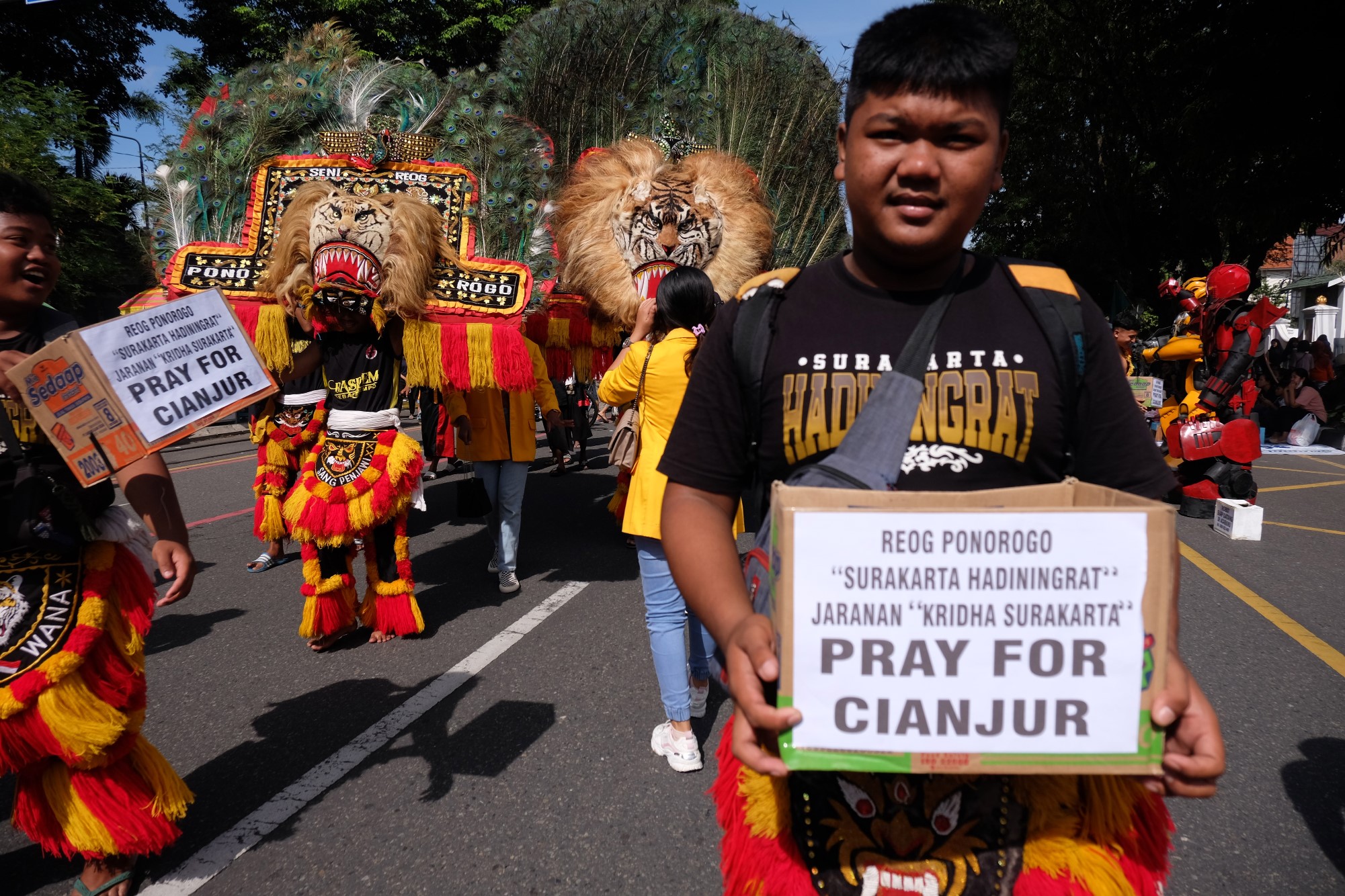Reog Ponorogo Gelar Aksi Donasi Bertajuk Pray For Cianjur