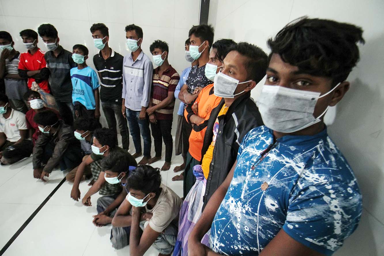 110 Imigran Etnis Rohingya Terdampar di Krueng Mane Aceh