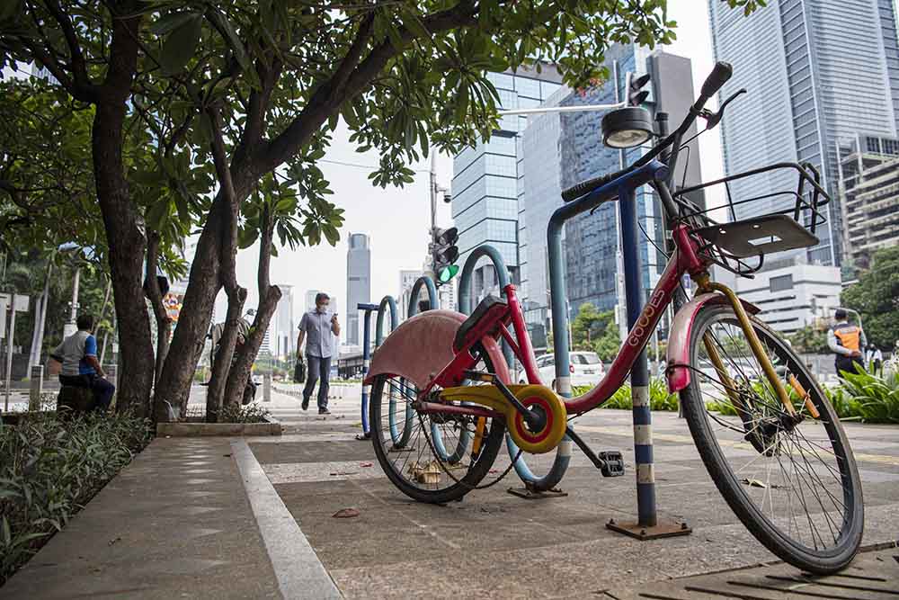 Dishub DKI Jakarta Tarik 218 Sepeda Sewa