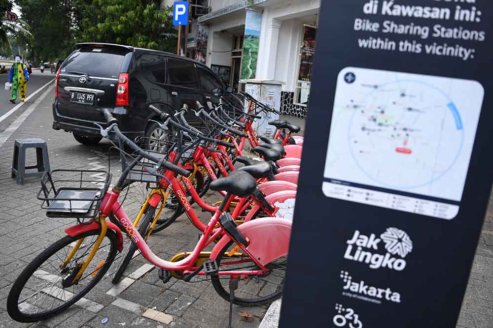 Dishub DKI Jakarta Tarik 218 Sepeda Sewa