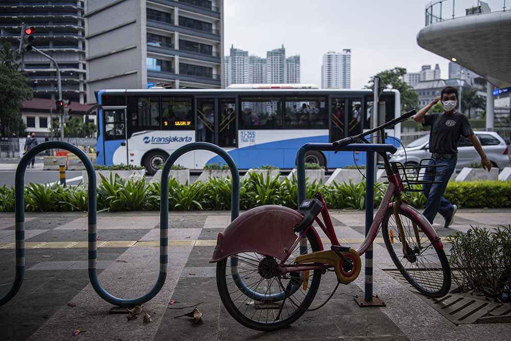 Dishub DKI Jakarta Tarik 218 Sepeda Sewa
