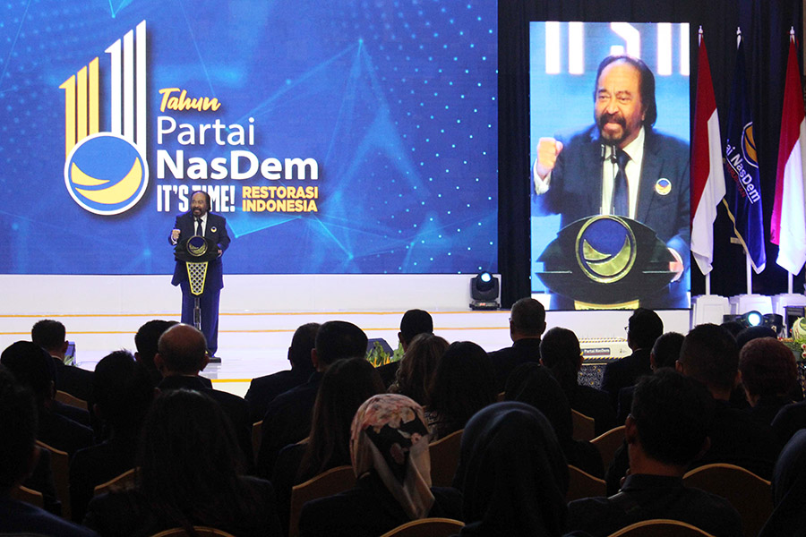 Anies Hadir di Puncak Peringatan HUT ke-11 Partai NasDem 
