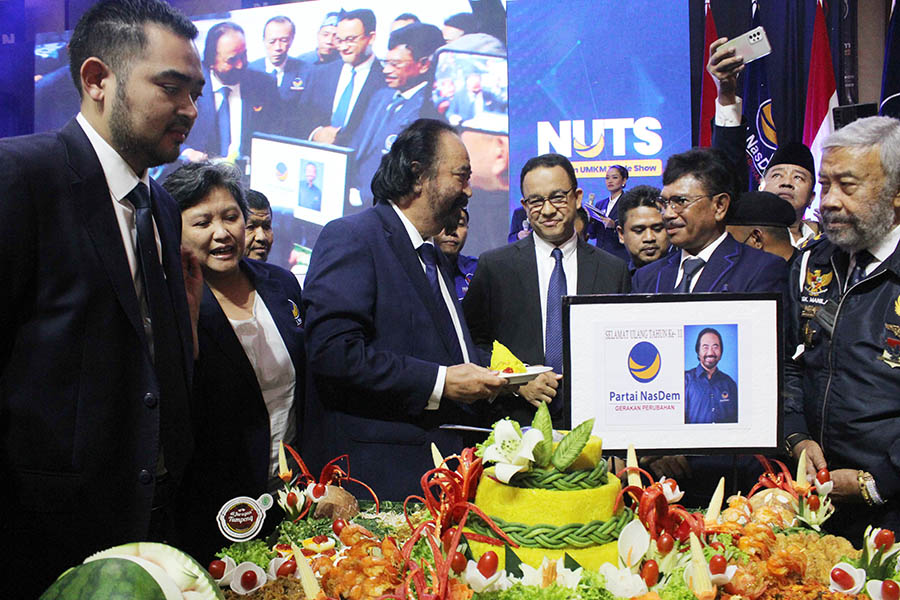 Anies Hadir di Puncak Peringatan HUT ke-11 Partai NasDem 