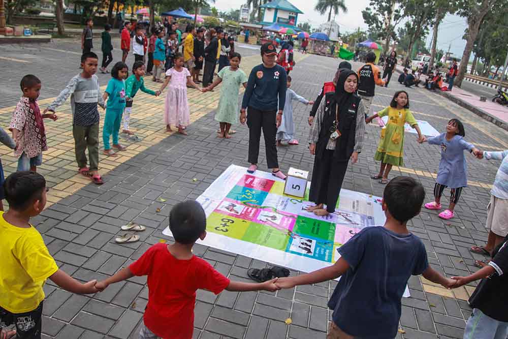 Trauma Healing Anak-Anak Korban Banjir