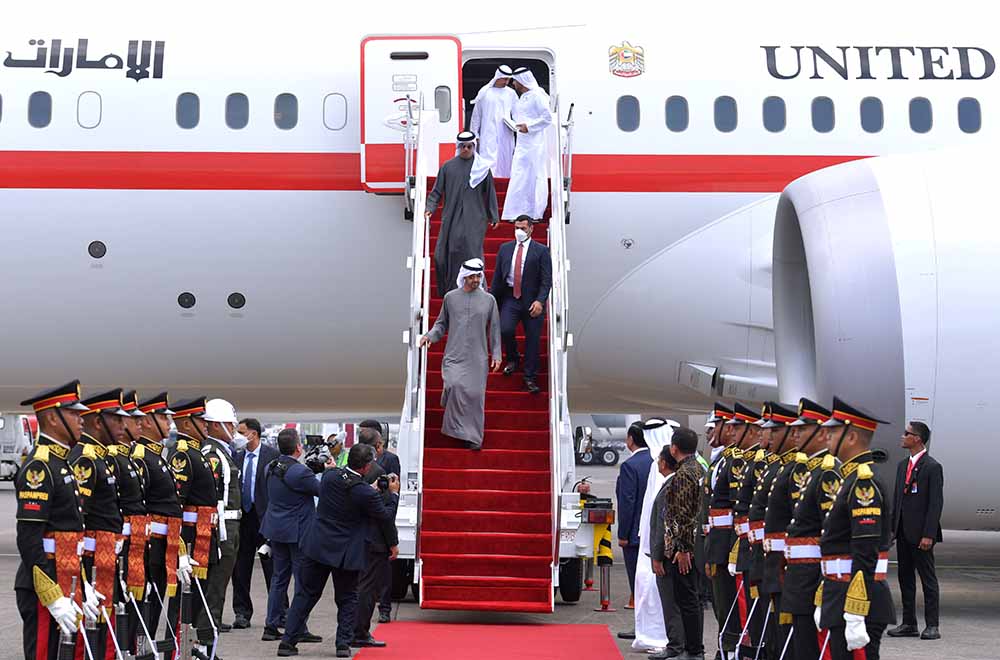Kedatangan Presiden UEA di Bali