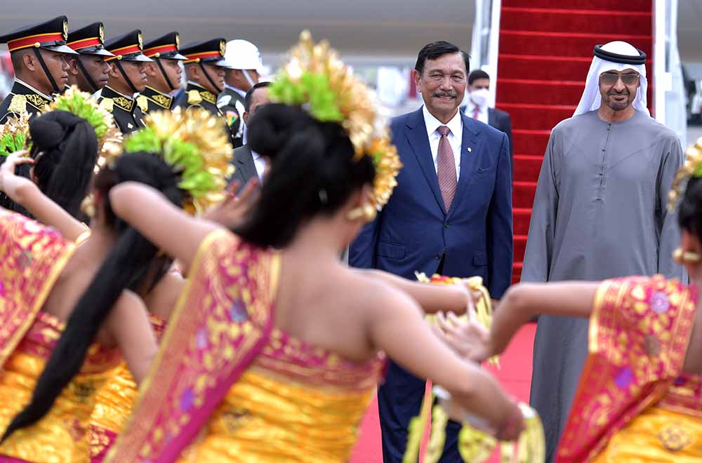 Kedatangan Presiden UEA di Bali