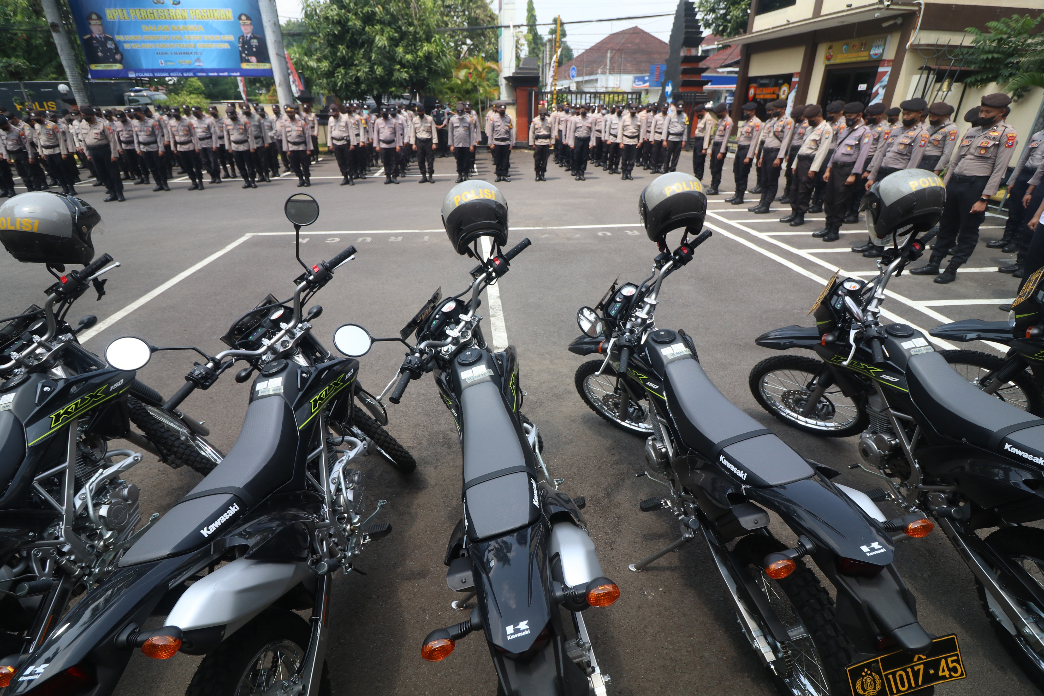 Pengamanan Pemilihan Kepala Desa Serentak di Kediri