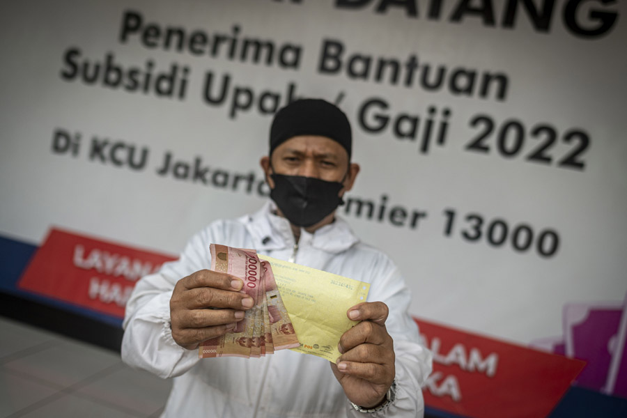 Realisasi Bantuan Subsidi Upah