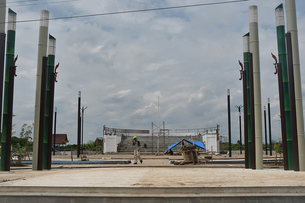 Pembangunan Alun-Alun Edu Forest di Setu, Bekasi