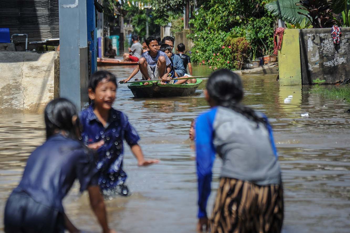 Ratusan Rumah di Kecamatan Baleendah dan Dayeuhkolot Terendam Banjir