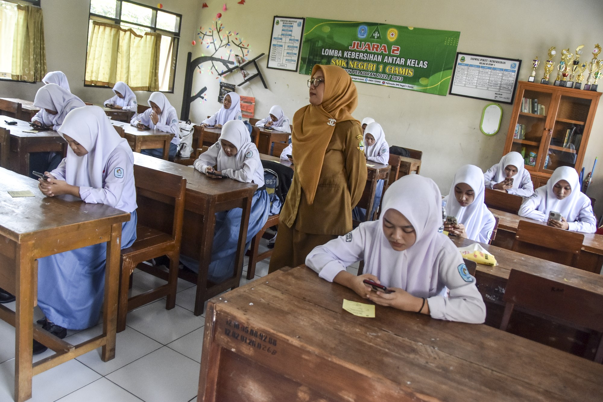 Penilaian Akhir Semester di SMK Negeri 1 Ciamis