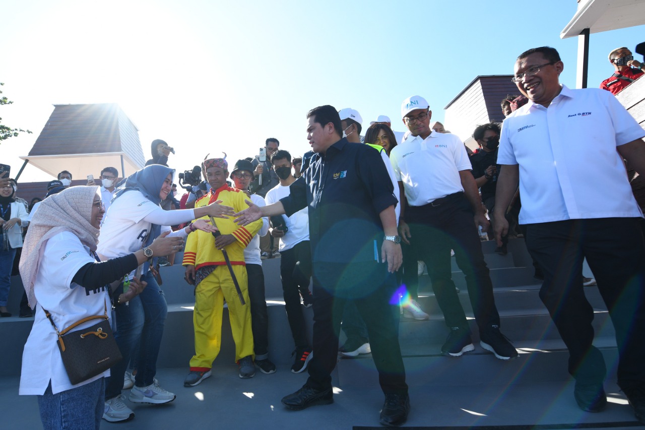 Peresmian Selasar Siger BTN di Kawasan Bakauheni Harbour City  Lampung