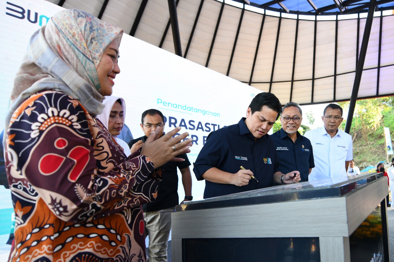 Peresmian Selasar Siger BTN di Kawasan Bakauheni Harbour City  Lampung