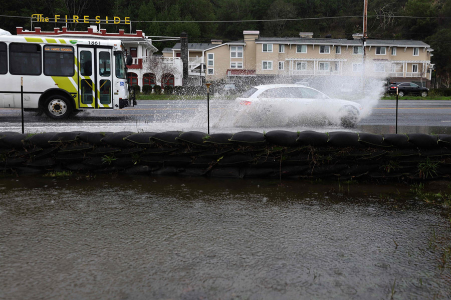 Peringatan Badai Di Bay Area California